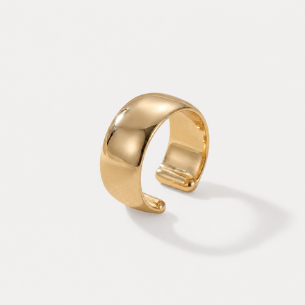Earcuff Vera d'OPALINE PARIS, bijou d'oreille en métal avec design élégant,