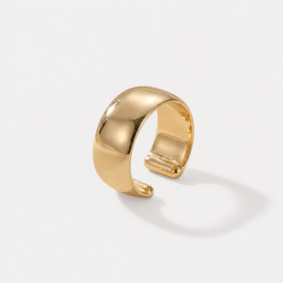 Earcuff Vera d'OPALINE PARIS, bijou d'oreille en métal avec design élégant,