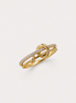 Bague Tara en or avec pierre précieuse, fabriquée par OPALINE PARIS, visible avec détails de la bague.