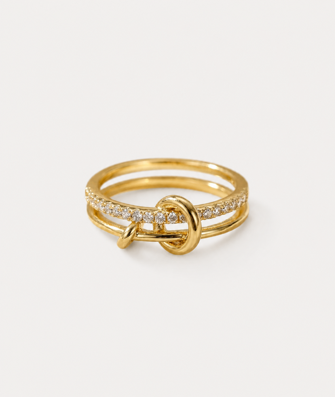 Bague Tara en or avec pierre précieuse, fabriquée par OPALINE PARIS, visible avec détails de la bague.