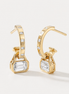 boucles d'oreilles ela opaline paris